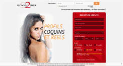 Desktop Screenshot of envie2sex.com